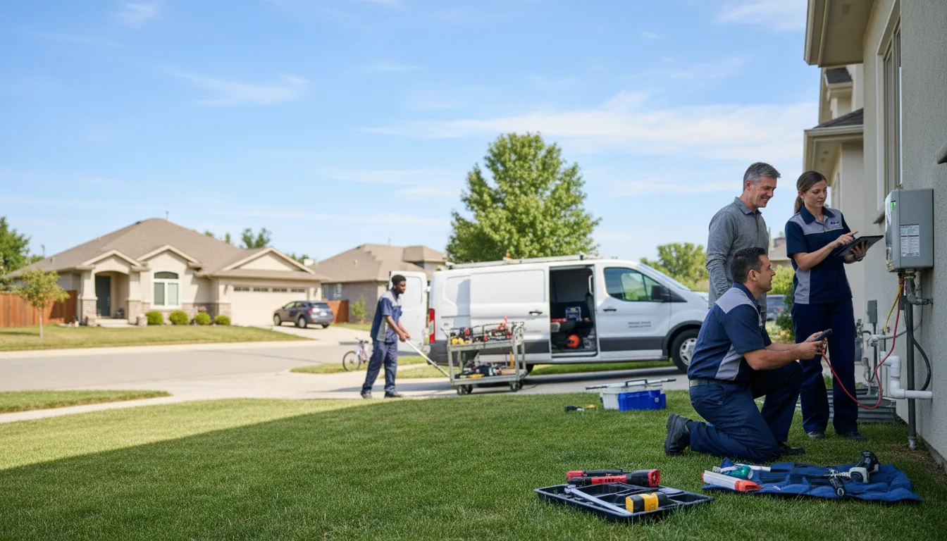 Tankless water heater service in Benton, KS